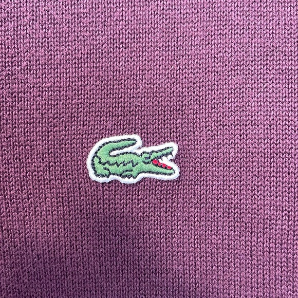 “Lacoste V-Neck Sweater – Classic & Timeless.
21” Pit to Pit - Picture 2 of 3